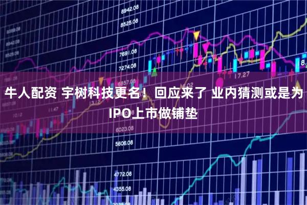 牛人配资 宇树科技更名！回应来了 业内猜测或是为IPO上市做铺垫