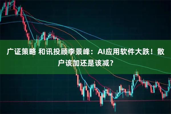 广证策略 和讯投顾李景峰：AI应用软件大跌！散户该加还是该减？